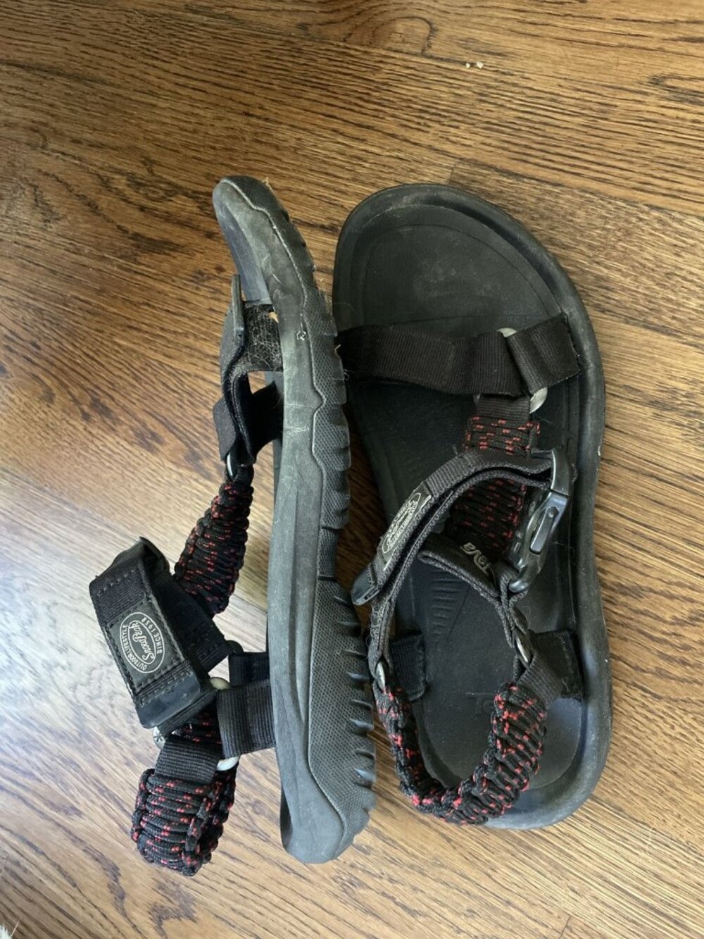 Teva x Snow Peak Hurricane XLT2 Sandals - Gray Black